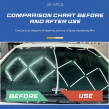 JB-XPCS 1PC 120ML Nano Glass Oil Film Cleaner, Portable Fast Clean Anti-Glare Waterproof Anti-Fog Coating, Remove Oil Stain Water Spot Bug Residue Bird Dropping, All Weather Care For Windshield Window Rearview Mirror, Auto Glass Polishing Agent - Multicolor - View 6