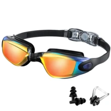 1pc Anti-Fog Anti-UV Anti-Leakage Adjustable Adult Men Women Youth Professional Swimming Goggles - Multicolor - View 13