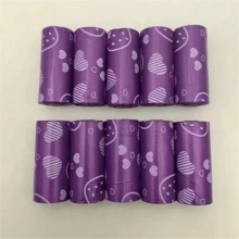 10/1 寵物排泄物拾便袋，草莓香味圖案，能有效阻隔異味，堅固防漏設計，非常適合清理貓/狗排泄物及居家衛生清潔 (150/10 片) - 多色 - 查看 6