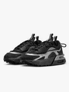 Nike Women's Air Max Thick Sole Casual Running Shoes, Model HJ4319-001 - 黑色 - 查看 1