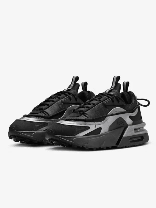 Nike Women's Air Max Thick Sole Casual Running Shoes, Model HJ4319-001 - 黑色 - 查看 1