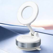 MagSafe Car Phone Holder, Center Console Suction Cup Navigation Mount, 360° Rotatable And Foldable - A - Xem 8