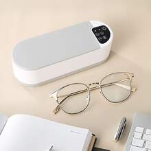 Wireless Vibration Cleaning Machine, Eyeglasses Cleaning Machine Multi-Functional Cleaner. Suitable For Jewelry, Braces, Toothbrush, Watch, Glasses Cleaning Equipment, Vibration Cleaning Device, USB Rechargeable, 360° Vibration Technology Cleaning, Home & Office Use - White - View 11