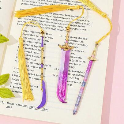 Hasbro K-POP恶魔少女金属书签，动漫迷最爱礼物，爱书人士、学生、办公用品、朋友礼物