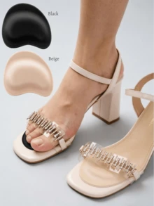 Selbstklebende Anti-Rutsch Vorfußpolster, verhindern Reibung & Schmerzen, geeignet für Damenhochheels & Sandalen, unverzichtbar für Sommerfahrten, Reisen & Einkaufen - Mehrfarbig - Übersicht 2
