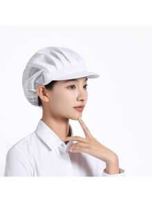 1 chiếc mũ đầu bếp, mũ nấu ăn, mũ phục vụ thực phẩm, lưới che tóc. - Nhiều màu - Xem 12