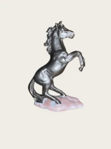 優雅黑色馬雕像雕塑家居裝飾，客廳壁爐架藝術品，時尚動物小雕像，現代經典裝飾品，桌面展示裝飾 - A - 查看 10