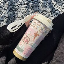 1pc/5pcs 500ml Inspirational Prayer Verse Insulated Coffee Mug - Dual Use (Hot/Cold Drinks), Floral & Cross Pattern; Suitable For Office, Travel, Valentine's Day, Birthday, Spiritual Gifts | Convenient Outdoor Travel Party Iced Coffee Juice Tea - Multicolor - View 8
