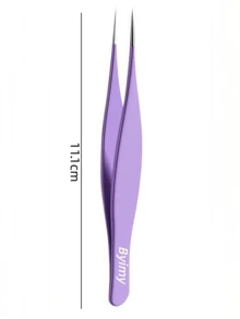 Pinzas para remover puntos negros de punta súper fina de la marca Byimy, herramienta de belleza para el cuidado de las cejas y extensiones de pestañas - Ver 5