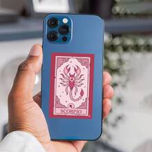 Vintage SCORPIO Zodiac Heart Scorpion Sticker, Constellation Tarot Style Planner Decoration Sticker, Waterproof Vinyl Sticker - Durable Matte Surface, Self-Adhesive Bumper Sticker, Suitable For Cars, Windows, Laptops, Trucks, Water Bottles - Multi-Purpose Durable Design, Car Sticker - Vinyl - View 6