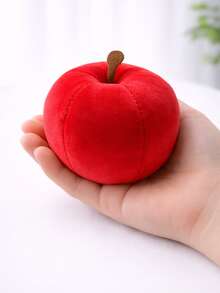 Cute Plush Apple Decor, Soft Squeezable Fruit Ornament, Suitable For Desktop, Room, Home, Party, Birthday Gift, Photo Prop - Selection Of Color - View 10