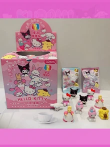 SANRIO Túi tẩy hoạt hình ngẫu nhiên nổi tiếng, Tẩy 3D dễ thương có thể tháo rời, Tẩy túi ngẫu nhiên bất ngờ, Hình dạng 3D đáng yêu, Quà tặng bất ngờ, Quà tặng tiệc tùng, Đồ dùng thiết yếu cho học sinh, Quà sinh nhật, Hộp/Túi đồ chơi ngẫu nhiên cho bé gái, Trưng bày bộ sưu tập, Quà tặng trường học, Quà tặng tiệc tùng, Quà tặng hoàn hảo, Quà tặng Halloween, Quà tặng Giáng sinh, Quà tặng cho bé gái, Quà tặng cho phụ nữ, Tẩy cho bé gái và bé trai - Nhiều màu - Xem 10