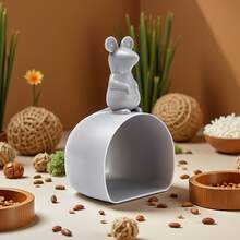 1个趣味鼠标柄猫粮勺，加厚PP材质，适用于喂猫粮和狗粮 - 150 - 查看 7