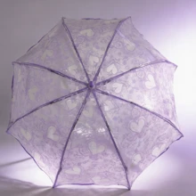 一款透明花卉图案雨伞，有多种图案和颜色可选。适用于学校、办公室、家庭、旅行和返校季。男女通用。（不同批次雨伞的伞面布料、伞骨颜色、字母图案、纽扣形状和伞骨颜色可能存在随机组合，由此造成的不便，我们深表歉意。） - 阿波羅系列 - 查看 18