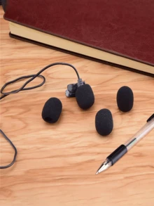 Funda de espuma creativa para amplificador, auriculares y micrófono, anti-salpicaduras y reducción de ruido, accesorio para micrófono - Unitalla - Ver 4