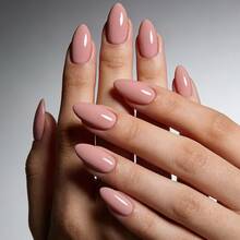 Showyboo Semi-Cured Gel Nail Stickers 20pcs, Translucent Soft Solid Color Design, Protects Natural Nails, UV Lamp Required, Versatile For All Seasons, Suitable For Home Leisure, Wedding Looks, Weekend Gatherings And Vacations - Multicolor - View 10