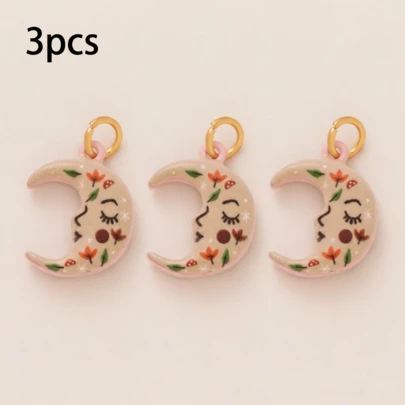 Bộ 3 mặt dây chuyền hình trăng lưỡi liềm mùa hè, phong cách đồng quê tối giản, chất liệu vàng 14k và đồng, thích hợp đeo hàng ngày, đi du lịch và dự tiệc, có thể làm quà tặng cho vợ, mẹ, bạn gái, trang sức nữ, dây chuyền mặt dây chuyền nữ, trang sức mạ vàng.