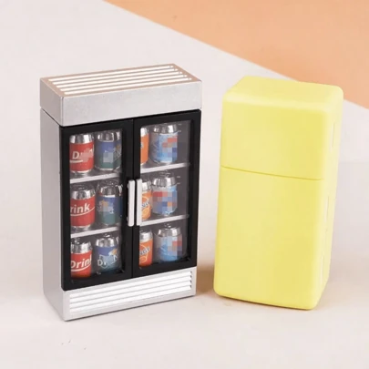 New Dollhouse Soda Beverage Refrigerator Set Toy Playhouse Puzzle Toy Oys For Strangers, Gamesteacher Accessories