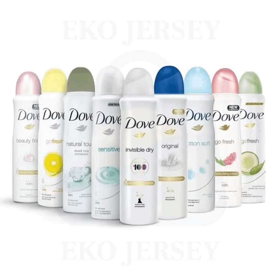 Dove Women Deodorant Spray Set Assorted Scent 150 Ml/5 Fl Oz Pack Of 6 Each - 多樣化香型 - 查看 1