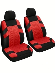 Universal Car Seat Covers - 4pcs Or 9pcs Set - Made Of High-Quality Polyester Fabric With Textured Pattern, Anti-Slip, Machine Washable, Fit For Sedan, SUV, 5-Seat Cars, Stain-Resistant And Durable, Multi-Color Options, All-Season Car Interior Protection Accessories - Type a - View 23