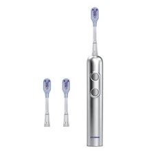 HYUNDAI S15 Electric Toothbrush With 3 Brush Heads, Adult Couples Gift, Smart Deep Cleaning Gum Care Toothbrush, Portable - Multicolor - View 7