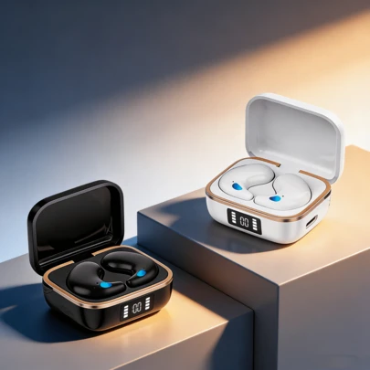 无线耳机 降噪运动游戏睡眠蓝牙5.3耳塞式高保真立体声音乐耳机