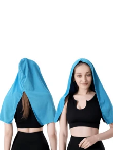 2件装夏季降温遮阳帽、吸汗速干冰巾、多功能冷感头带 - 彩色 - 查看 3