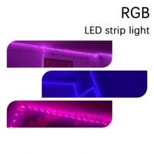 3ft-100ft Led Lights For Bedroom, Music Sync Color Changing Strip Lights With 44Key Remote And App Control,With Timing Function, Led Strip Lights Suitable For Room Home Decor, Wedding, Party, Holiday Atmosphere Decoration,Holiday Gifts - Nhiều màu - Xem 9