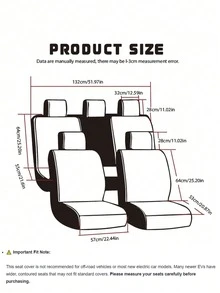 Universal Car Seat Covers - 4pcs Or 9pcs Set - Made Of High-Quality Polyester Fabric With Textured Pattern, Anti-Slip, Machine Washable, Fit For Sedan, SUV, 5-Seat Cars, Stain-Resistant And Durable, Multi-Color Options, All-Season Car Interior Protection Accessories - Type a - View 10