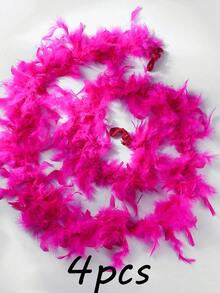 Khăn choàng lông vũ nhiều màu sắc, phụ kiện trang phục tự làm, chất liệu nhung mềm mại, khăn trang trí, thích hợp cho tiệc sinh nhật, đua xe, tiệc trà, đêm giao thừa, hòa nhạc và trang trí nhà cửa, dạ hội, đám cưới, biểu diễn sân khấu, trang phục và phụ kiện lễ hội, đồ dùng tiệc tùng. - nhiều màu - Xem 28