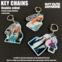 ILLI-T KHÔNG CÒN DỄ THƯƠNG NỮA, Móc khóa hoạt hình KPOP bằng acrylic, STAY, Phụ kiện túi xách, Móc khóa xe hơi, Mặt dây chuyền móc khóa, Giá đỡ móc khóa, Vòng chìa khóa, Quà tặng treo điện thoại di động, Móc khóa thẩm mỹ, Quà tặng đặc biệt cho bạn bè - illit+CHIBI - Xem 2