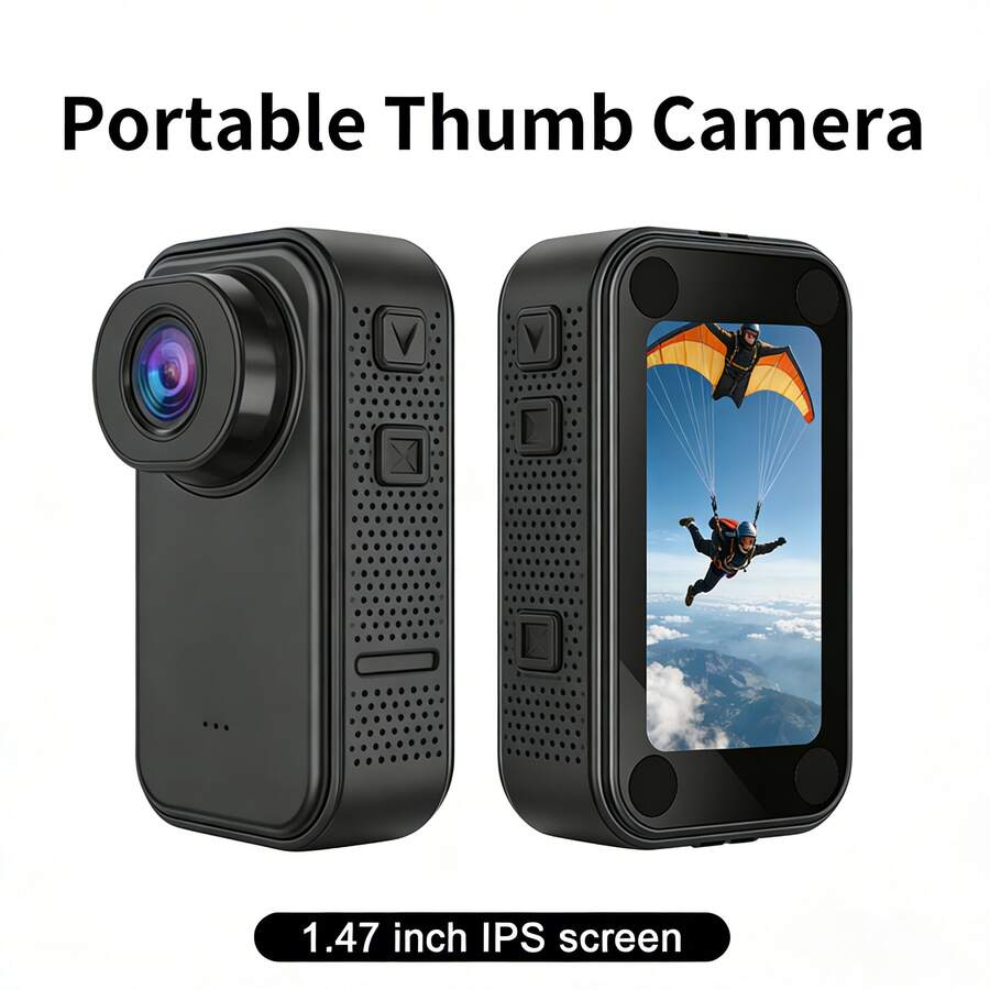 Mini Keychain Camera, Retro Micro With 16GB Card, 1080P Retro Snap Digital Camera ,1.47'' HD Tiny Vintage Video Recorder For Travel Study Outdoor Activities - View 1