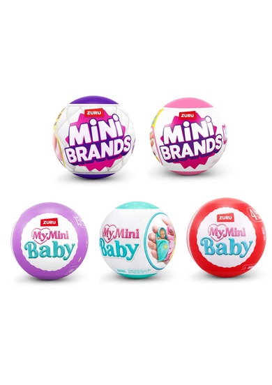 Zuru MY MINI Baby Surprise Ball: Unboxing Fun, Party Game & Desk Decoration​ Suitable For Ages 3+, Teens, And Adults (Style Random)
