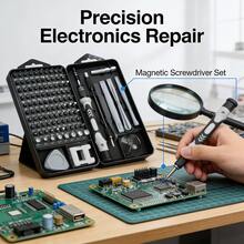 Bộ tua vít 115 trong 1, bộ dụng cụ tua vít đa năng cầm tay dùng để sửa chữa và tháo lắp máy tính, điện thoại. - Nhiều màu - Xem 6