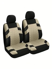 Universal Car Seat Covers - 4pcs Or 9pcs Set - Made Of High-Quality Polyester Fabric With Textured Pattern, Anti-Slip, Machine Washable, Fit For Sedan, SUV, 5-Seat Cars, Stain-Resistant And Durable, Multi-Color Options, All-Season Car Interior Protection Accessories - Type a - View 20