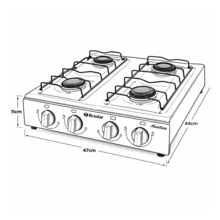 Cooktops - أبيض - مشاهدة 4