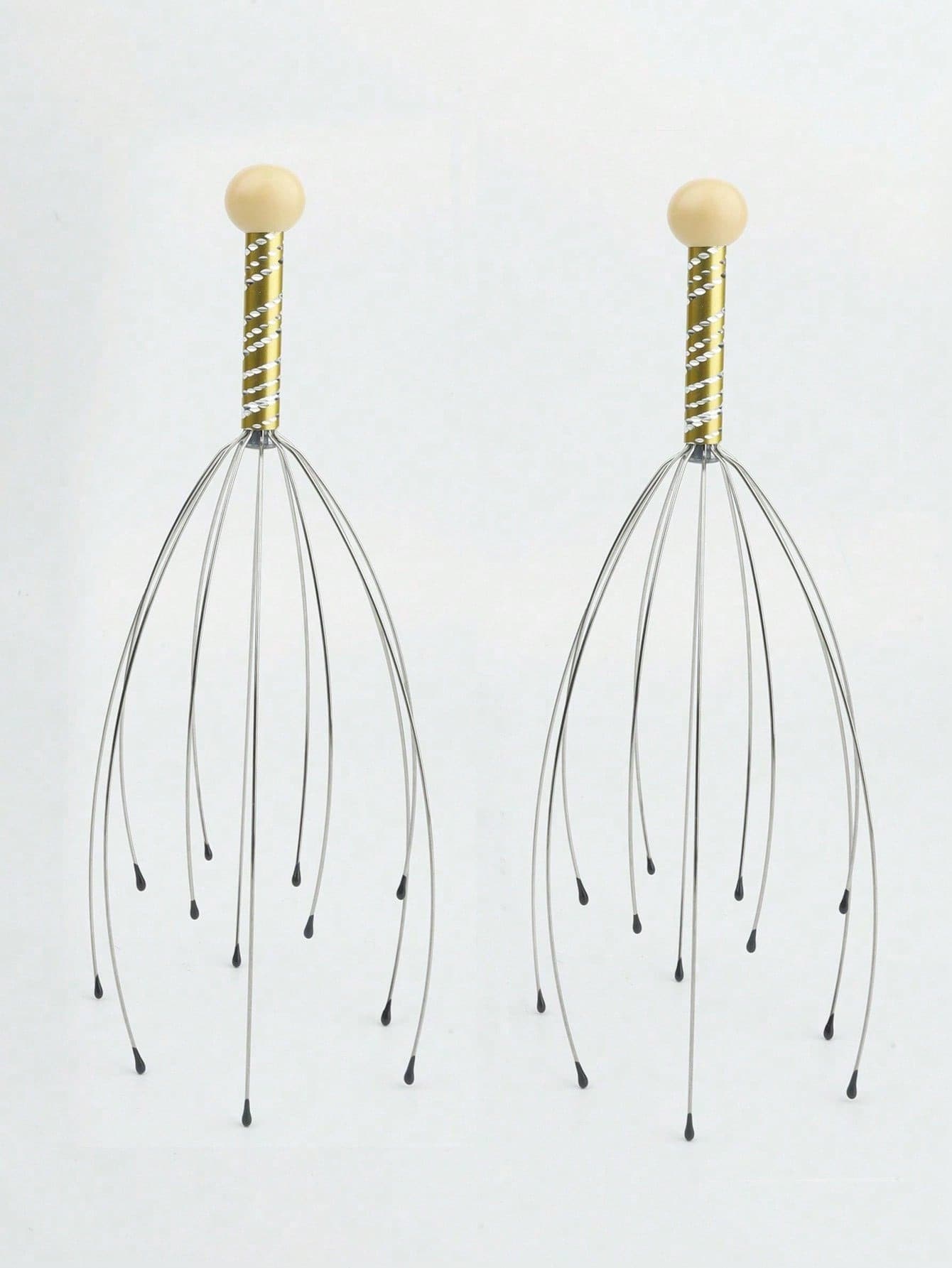 Bộ 1/2 dụng cụ mát xa đầu 12 ngón, dụng cụ gãi đầu và mát xa da đầu, dụng cụ thư giãn da đầu, kích thích mọc tóc và giảm căng thẳng cơ thể. - Nhiều màu - Xem 1