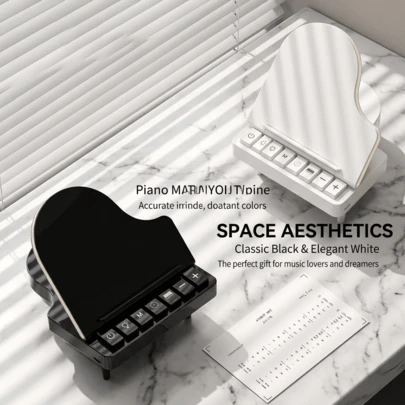 HYUNDAI YH-F023 指尖音符多功能音箱，无线充电音箱，钢琴灯，便携式，多功能，男女皆宜，公司礼品，生日礼物，毕业礼物