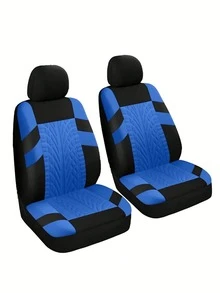 Universal Car Seat Covers - 4pcs Or 9pcs Set - Made Of High-Quality Polyester Fabric With Textured Pattern, Anti-Slip, Machine Washable, Fit For Sedan, SUV, 5-Seat Cars, Stain-Resistant And Durable, Multi-Color Options, All-Season Car Interior Protection Accessories - Type a - View 16