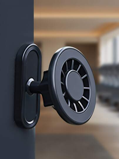 Giá đỡ điện thoại từ tính xoay 360°, đế từ tính chắc chắn, màu đen, phù hợp với các tấm sắt, dễ dàng lắp đặt, tương thích với điện thoại thông minh từ 4.7-6.5 inch, món quà tuyệt vời cho Halloween và Giáng sinh.