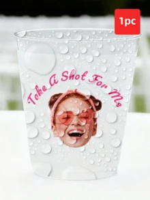 1/28/56pcs Customized Face Photo Stickers, Cup And Wine Glass Stickers, Wedding Photo Decals, Bachelorette Party Favors, Vinyl Material - Multicolor - View 32