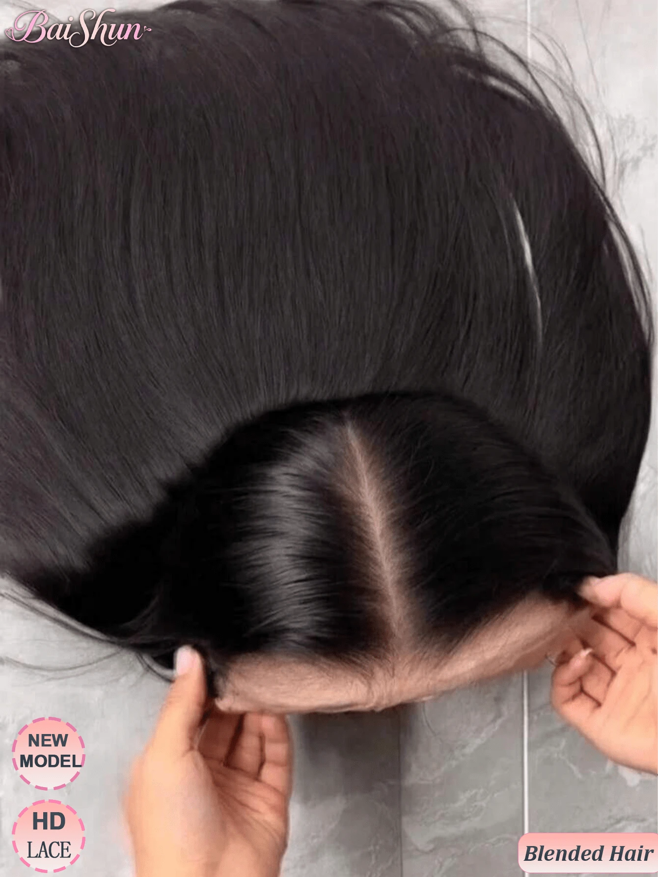 13x4 13x6 Lace Front Wigs Human Frontal Hair 200% Density 5x5 Glueless Wig Human Blended Hair HD Lace Front Wig 15A 26 Inch Pre Plucked Pre-Bleached Pre-Cut Invisible Lace Tiny Knots Natural Black - Natural & Black - View 1