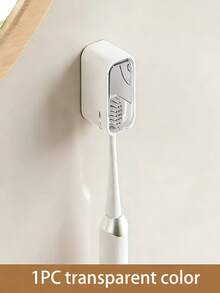 Portaspazzolino da parete, in materiale plastico durevole, installazione senza foratura, portaoggetti salvaspazio per il bagno, design a staffa a U, adatto per spazzolini elettrici e tradizionali, accessorio da bagno moderno, facile installazione, regalo perfetto per famiglia e amici (confezione in cartone, resistente ai danni) - Multicolore - Visualizzare 15