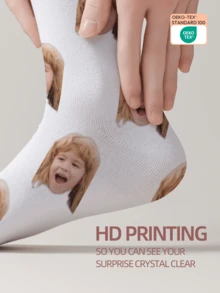 1 Đôi tất in hình mặt theo yêu cầu, tất in ảnh theo yêu cầu, tất in hình tùy chỉnh, tất in hình mặt hài hước cá nhân hóa, tất in hình theo yêu cầu, in bất kỳ khuôn mặt nào lên tất, quà tặng kỷ niệm, quà tặng Valentine, quà tặng sinh nhật, quà tặng đám cưới, quà tặng Ngày của Mẹ, quà tặng Ngày của Cha, quà tặng bạn thân - Nhiều màu - Xem 3