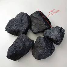 Raw Shungite Stone Russia - Crystals & Stones,Large Pieces Of Raw Shungite, Suitable For Home Decoration, Garden Decoration - Black - View 2