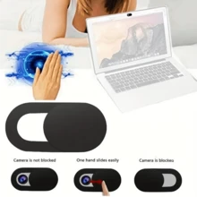 Bộ 12/24 miếng dán bảo vệ camera, miếng dán riêng tư cho webcam điện thoại di động và máy tính xách tay, miếng dán bảo vệ riêng tư cho webcam. - màu đen - Xem 2