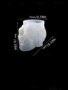 1 件几何设计 DIY 硅胶模具 - 白色 - 查看 8