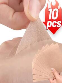 10片裸色隐形纹身遮瑕贴，自然无痕，可遮盖胎记/疤痕，适用于手臂、腿部、背部、术后修复，低致敏配方，可遮盖多种疤痕，是一款非常好的产品。 - 10張 - 查看 1