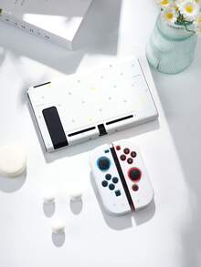 1pc Colorful Star Pattern Protective Case For Nintendo Switch 2/OLED/Switch NS/Lite, Switch Game Console Protective Cover, Storage Bag, Battery Version Game Console Accessories, Best Gift For SWITCH Players - Multicolor - View 3