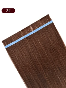 10pcs Invisible Tape-In Hair Extensions, Real Human Hair, Seamless Injection Molded Handmade, Professional Virgin Hair Tape-In Extensions, Ombre Dyed (1#, 2#, 18P613#, 60#) - S2 - View 11